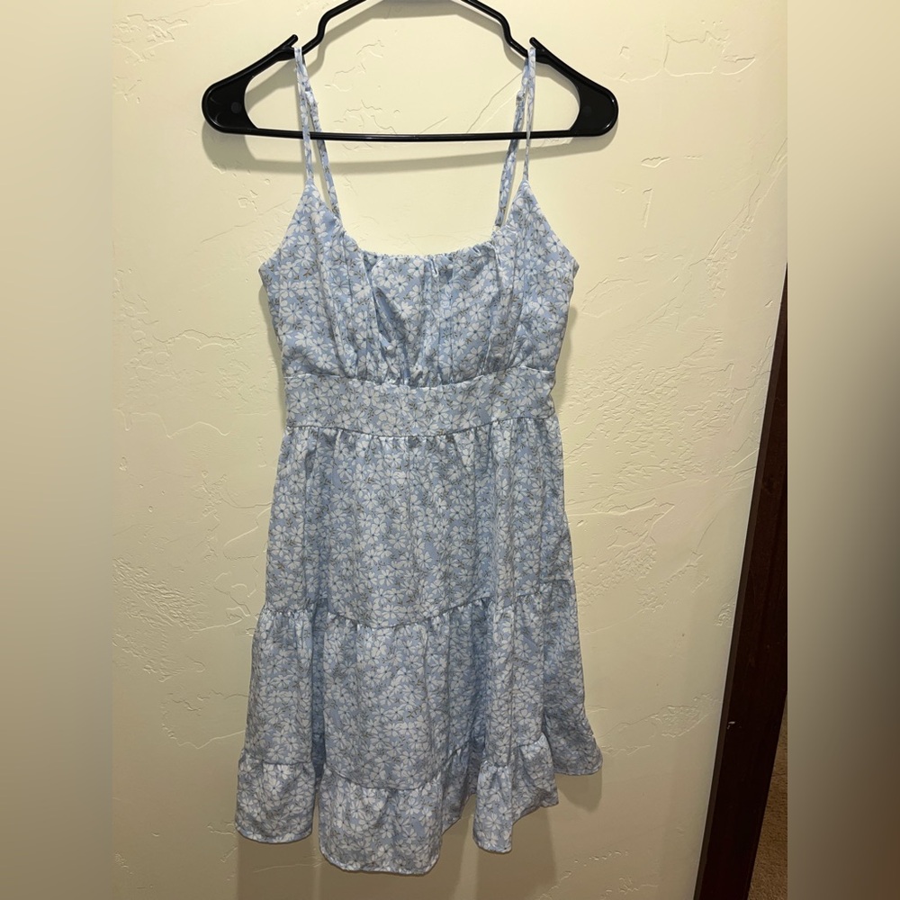 Light Blue Floral Sundress